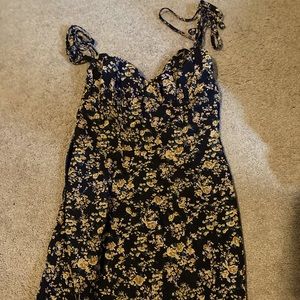 Floral print dress